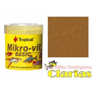 TROPICAL Mikrovit Basic 50ml - pokarm dla narybku